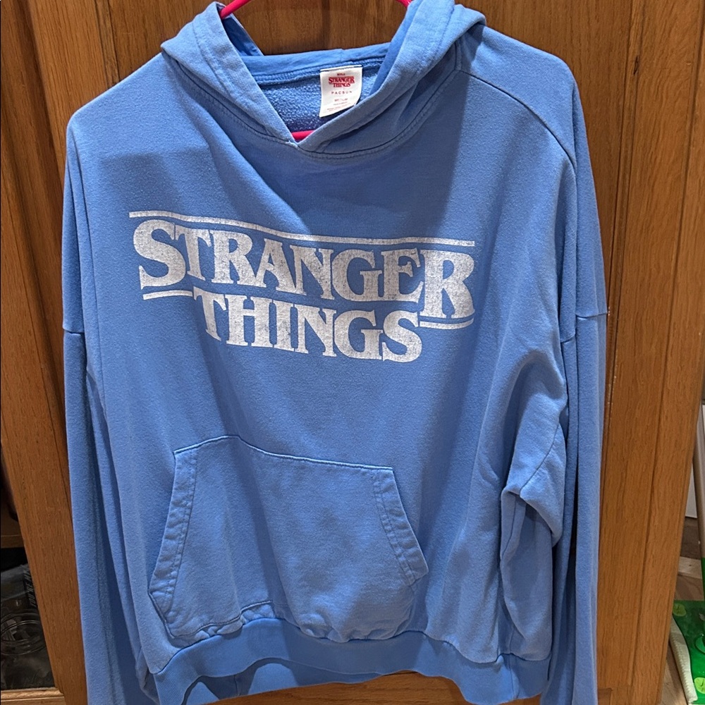 PacSun Blue Stranger Things Hoodie